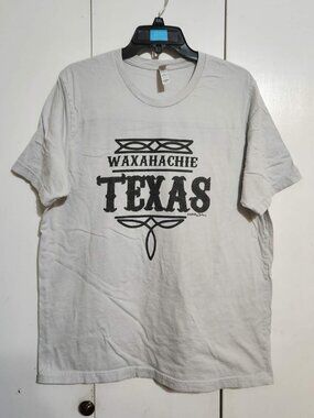 Waxahachie Texas T-Shirt Bella Canvas Mens XL Gray Graphic Tee Western Souvenir